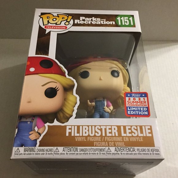 NEW Parks & Recreation Filibuster Leslie Mona-Lisa Funko Pop Figures - Picture 2 of 15